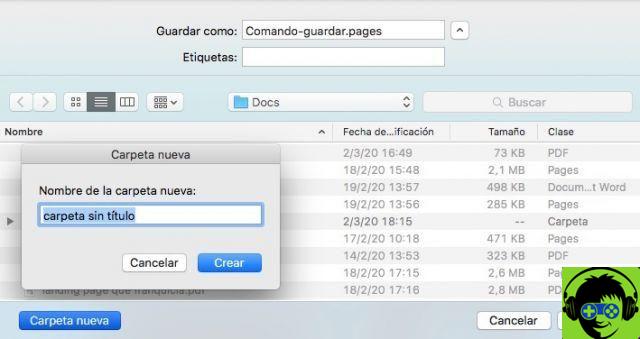 Sugerencia de MacOS: ahorre tiempo guardando archivos