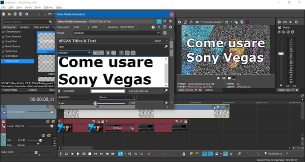 Como usar o Sony VEGAS