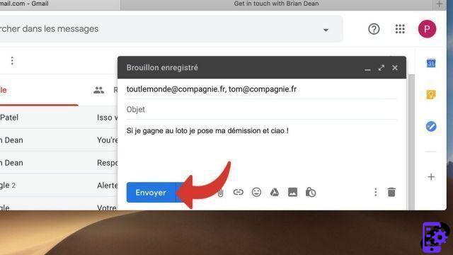 How to cancel sending an email to Gmail?