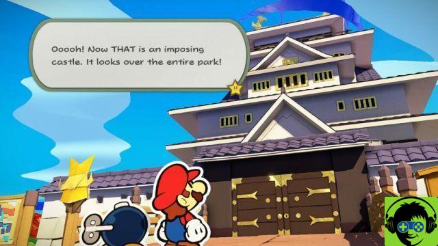 Paper Mario: The Origami King - Salva el palo, coge el hueso y encuentra la llave del castillo | Tutorial de Shogun Studios