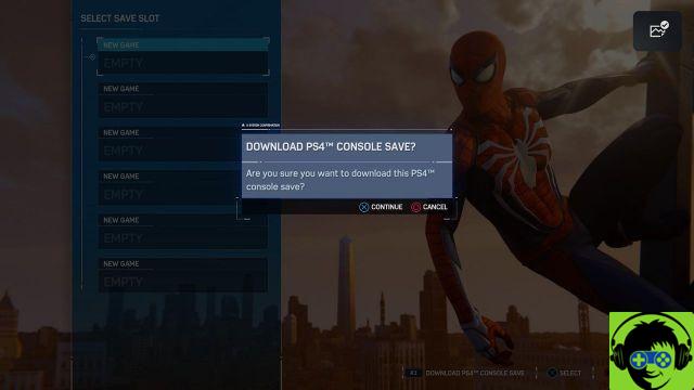 Homem-Aranha Remasterizado da Marvel - Como transferir arquivos salvos do PS4 para o PS5