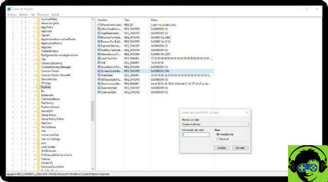 Cómo restablecer el contador de capturas de pantalla en Windows 10