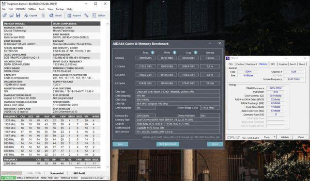 Crucial Ballistix MAX DDR4 RGB 4400 Mhz • Recension et test de la mémoire RAM