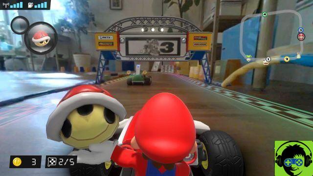 Mario Kart Live: Circuito doméstico - funciona no tapete