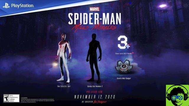 Homem-Aranha da Marvel: Miles Morales - Bônus de pré-encomenda e guia de edições