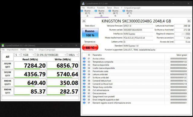 Kingston KC3000 • Recension + Test SSD PCIe 4.0 Nvme M.2