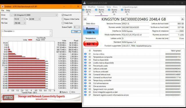Kingston KC3000 • Recension + Test SSD PCIe 4.0 Nvme M.2