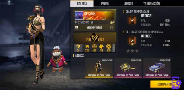 How to put colors in the description of Free Fire?