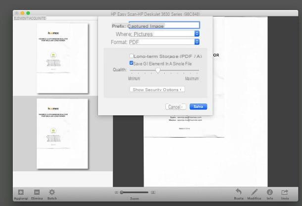 How to scan multiple pages to PDF
