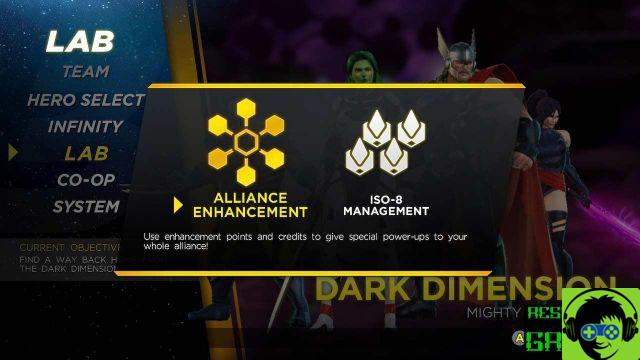 Marvel Ultimate Alliance 3: Melhorias e Pontos de Habilidade
