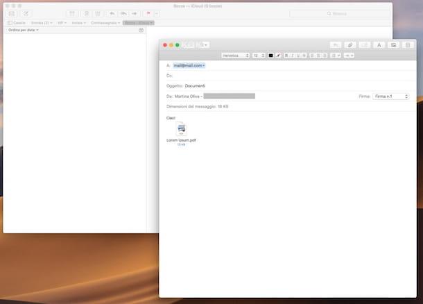 Come inviare un documento PDF via email