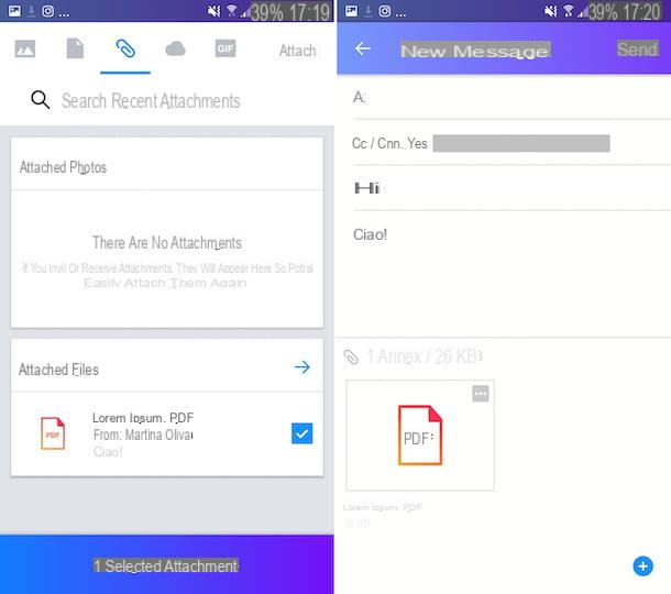 Comment envoyer un document PDF par email