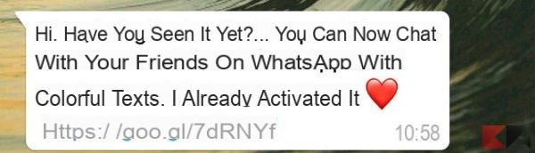 Whatsapp et textes colorés : attention, c'est un virus !