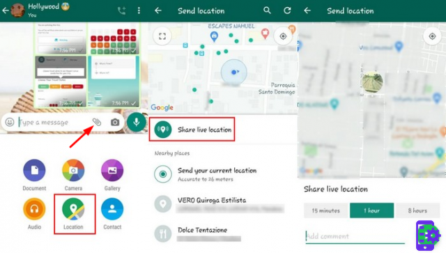Comment partager l'emplacement en temps réel sur WhatsApp et Google Maps