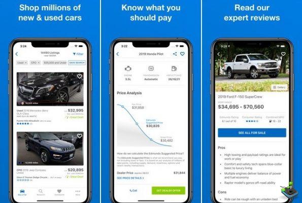 Os melhores aplicativos de compra de carros para iPhone