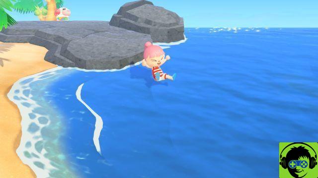 Animal Crossing: New Horizons - Come nuotare e immergersi