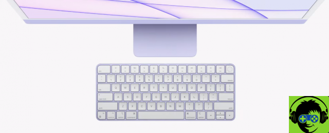 O novo Magic Keyboard com Touch ID é compatível com todos os macs com M1, mas atualmente é vendido apenas com iMacs