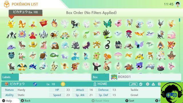 Como conseguir presentes misteriosos em Pokémon HOME