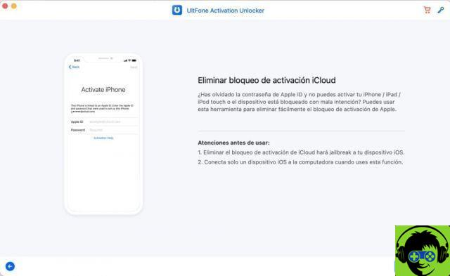 Ultfone, a ferramenta para remover o bloqueio de ativação do iPhone