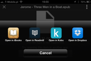 Importe ebooks para iPhone ou iPad sem iTunes