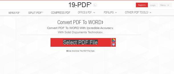 Como transformar PDF em Word online