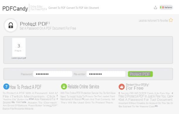 Come proteggere un file PDF
