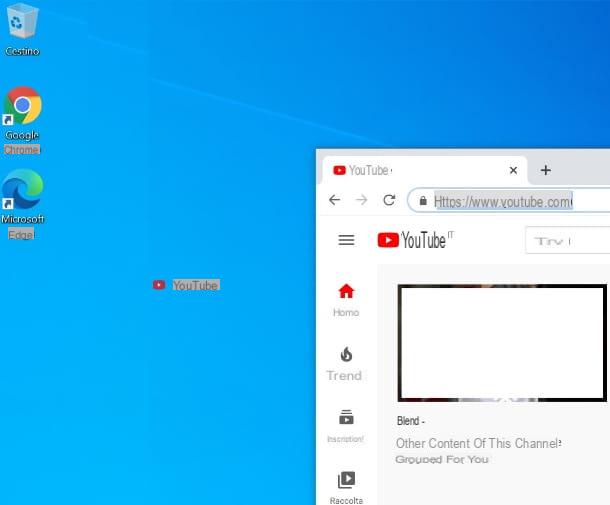 How to put YouTube on the desktop