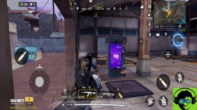 Where are the vending machines in COD Mobile
