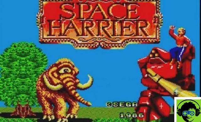 Space Harrier - códigos e cheats do Sega Master System