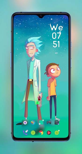 Personalize your Android smartphone with Rick and Morty Series