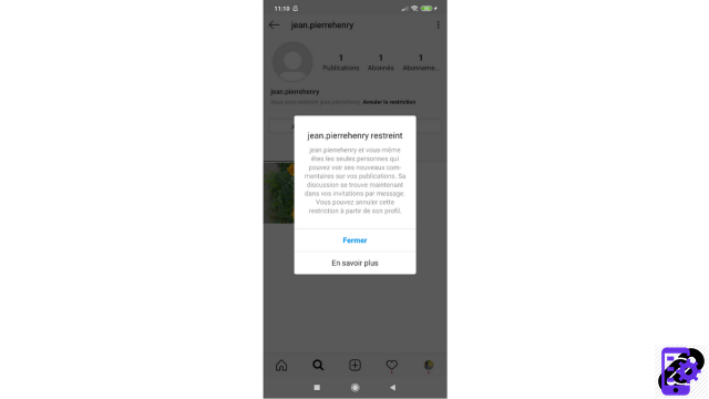 How to block private messages from an Instagram account?