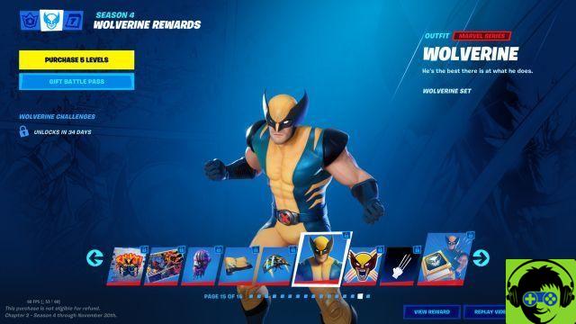 Fortnite - Come ottenere Wolverine - Guida a tutte le sfide