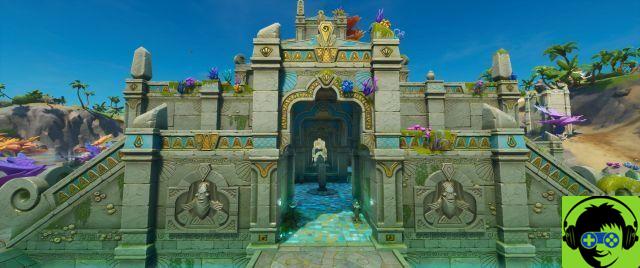 Onde encontrar o novo Coral Castle / Atlantis POI em Fortnite