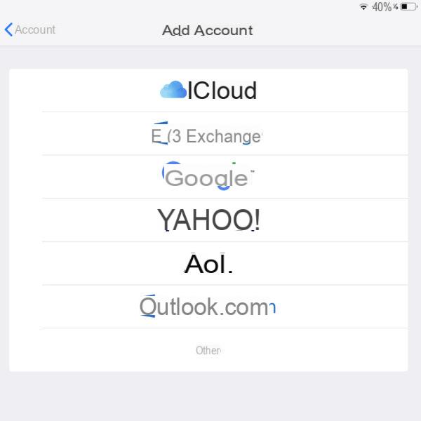 Cómo agregar una nueva cuenta de correo en iPhone y iPad