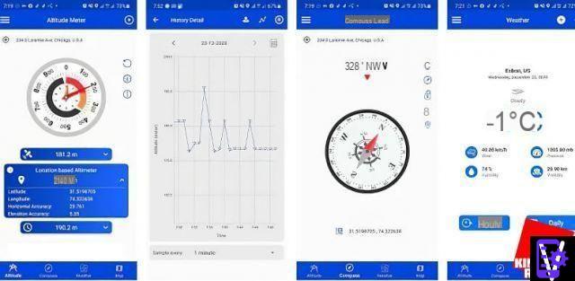 App para meporr altitude e transformar seu celular em altímetro