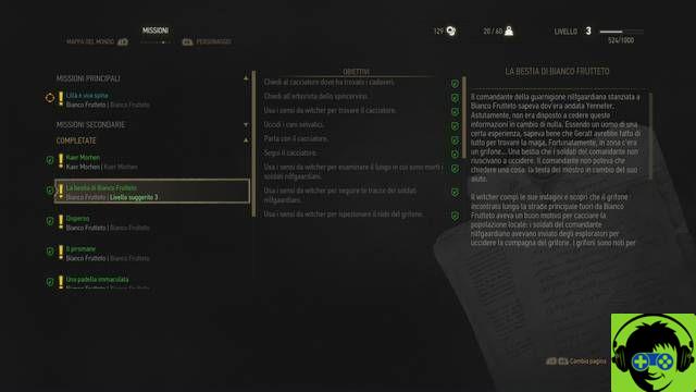 The Witcher 3: Guide et solution Quêtes Secondaires