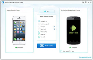 Transferir contatos, SMS, fotos do iPhone para o Sony Xperia
