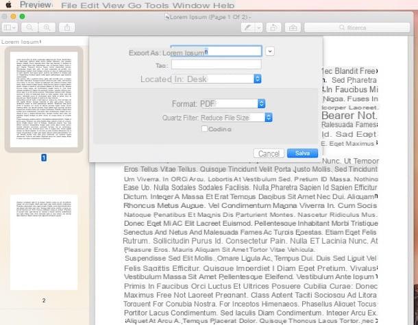 Cómo comprimir un archivo PDF en Mac