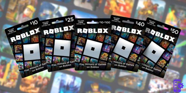 Como conseguir tarjetas de Roblox