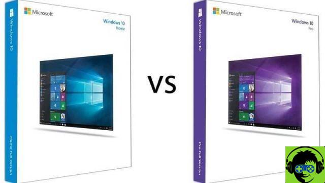 What are the differences between Windows 10 Home and Windows 10 Pro?