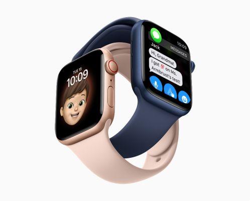 Novas configurações da família no Apple Watch