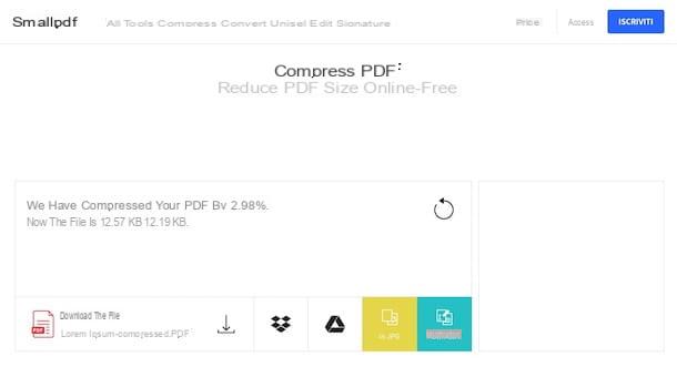 Comment compresser un PDF