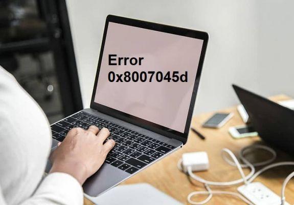 Como corrigir facilmente o código de erro 0x8007045d no Windows 10
