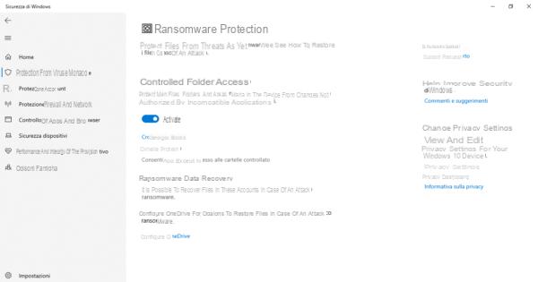 Come proteggersi dai Ransomware su Windows 10