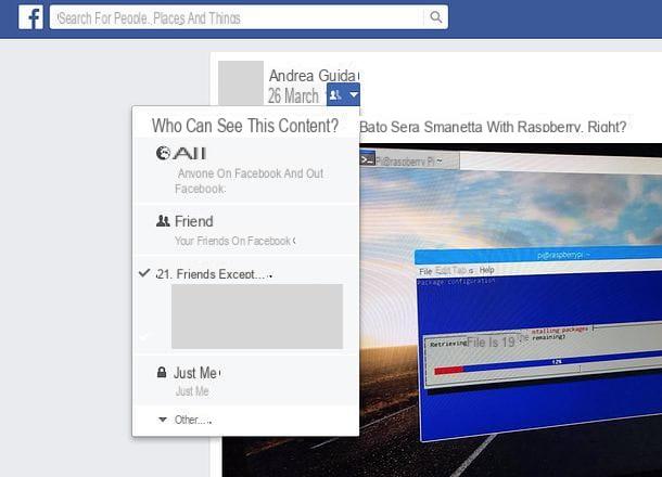 How to hide photos on Facebook