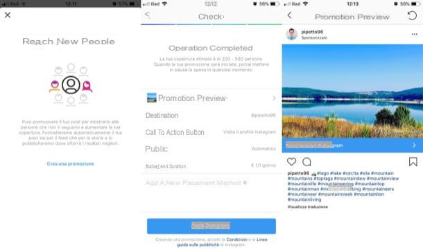How to promote a photo on Instagram
