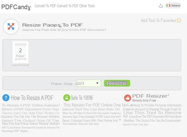 Como redimensionar um arquivo PDF