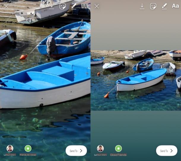 How to shrink photos on Instagram Story