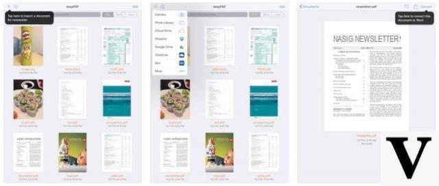 Cómo convertir PDF a Word en iPhone y iPad