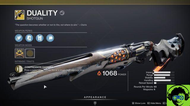 Destiny 2 Beyond Light - Come guadagnare un fucile a pompa esotico Duality